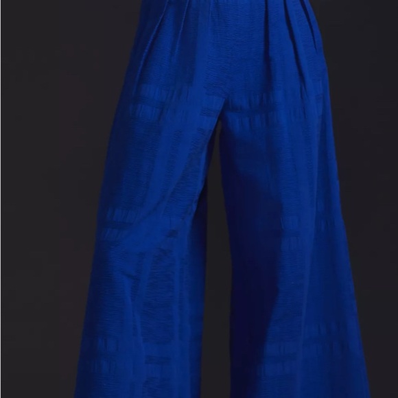 Chic Royal Blue Wide-Leg Jumpsuit - Picture 1 of 2